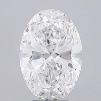 4.21ct Oval Lab Grown Diamond (Colour E, Clarity VVS2, IGI Certified)