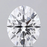 4.21ct Oval Lab Grown Diamond (Colour E, Clarity VVS2, IGI Certified)