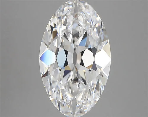 4.40ct Oval Lab Grown Diamond (Colour E, Clarity VVS2, IGI Certified)