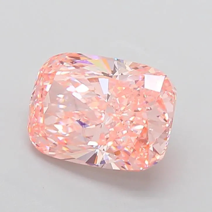 4.53ct Cushion modified Lab Grown Diamond (Colour Fancy Vivid Pink, Clarity VS1, IGI Certified)
