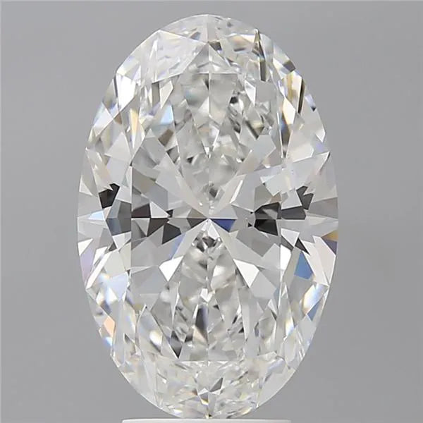 4.57ct Oval Lab Grown Diamond (Colour D, Clarity VVS2, IGI Certified)