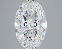 4.59ct Oval Lab Grown Diamond (Colour E, Clarity VS1, IGI Certified)