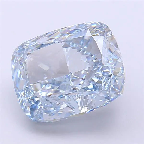 4.70ct Cushion modified Lab Grown Diamond (Colour Fancy Intense Blue, Clarity VVS2, IGI Certified)