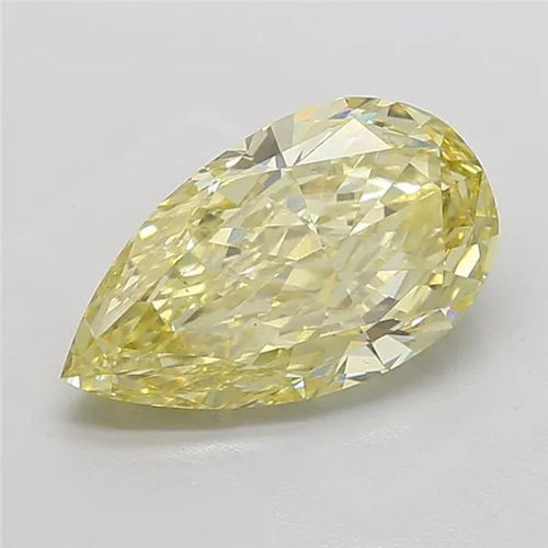 4.72ct Pear Lab Grown Diamond (Colour Fancy Yellow, Clarity VS1, IGI Certified)