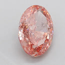 4.81ct Oval Lab Grown Diamond (Colour Fancy Vivid Brownish Pink, Clarity SI2, IGI Certified)