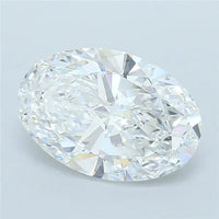 4.85ct Oval Lab Grown Diamond (Colour D, Clarity VVS2, IGI Certified)