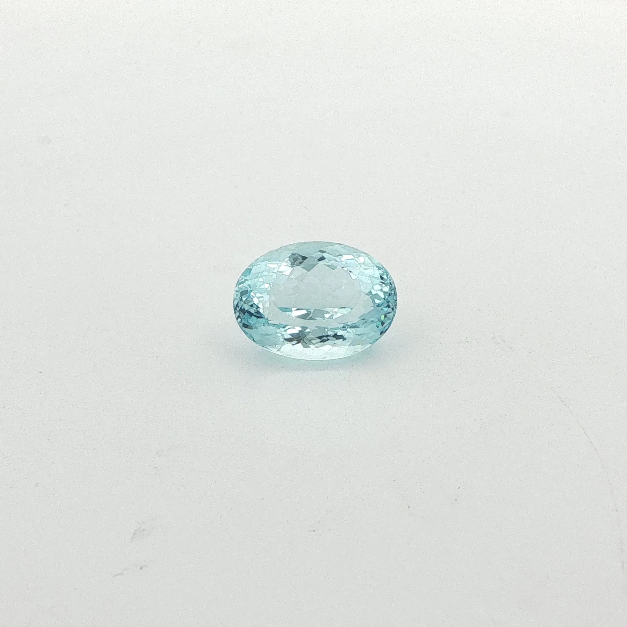 4.97ct Oval Natural Aquamarine (Colour Blue, Clarity Eye Clean, Cut Faceted)