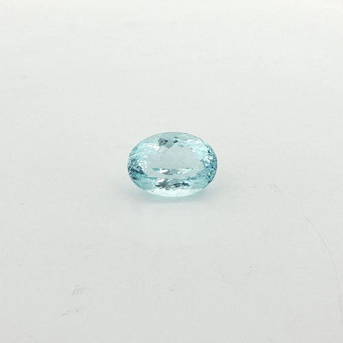4.97ct Oval Natural Aquamarine (Colour Blue, Clarity Eye Clean, Cut Faceted)