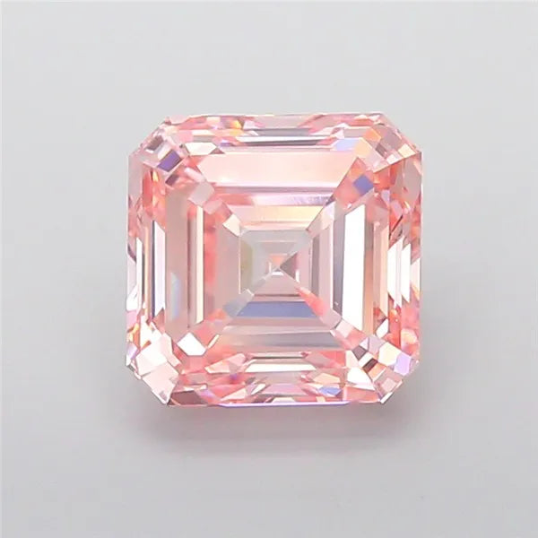5.00ct Asscher Lab Grown Diamond (Colour Fancy Intense Pink, Clarity VS1, IGI Certified)