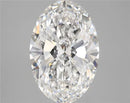 5.00ct Oval Lab Grown Diamond (Colour E, Clarity VVS1, IGI Certified)