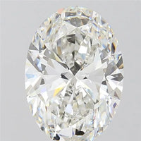 5.00ct Oval Lab Grown Diamond (Colour F, Clarity VVS2, IGI Certified)