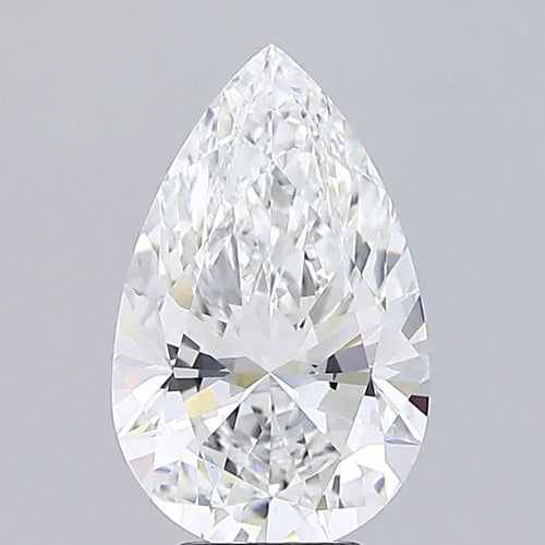 5.00ct Pear Lab Grown Diamond (Colour E, Clarity VVS2, IGI Certified)