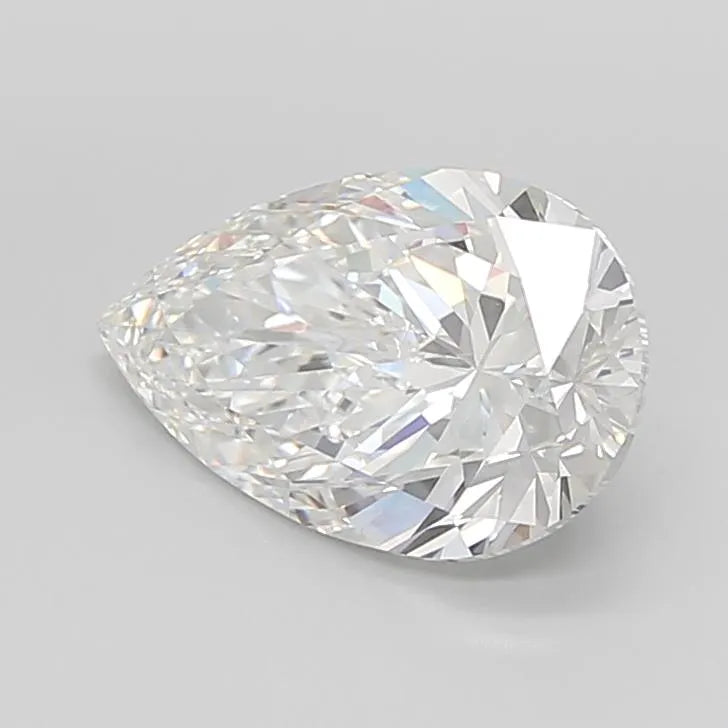 5.00ct Pear Lab Grown Diamond (Colour F, Clarity VVS2, IGI Certified)
