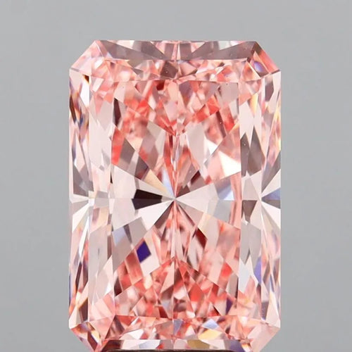 5.00ct Radiant Lab Grown Diamond (Colour Fancy Vivid Pink, Clarity VS1, IGI Certified)
