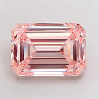 5.01ct Emerald Lab Grown Diamond (Colour Fancy Intense Pink, Clarity VS1, IGI Certified)