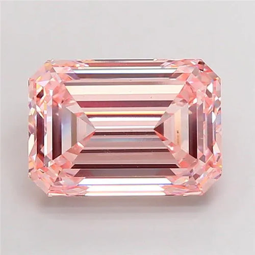 5.01ct Emerald Lab Grown Diamond (Colour Fancy Intense Pink, Clarity VS1, IGI Certified)