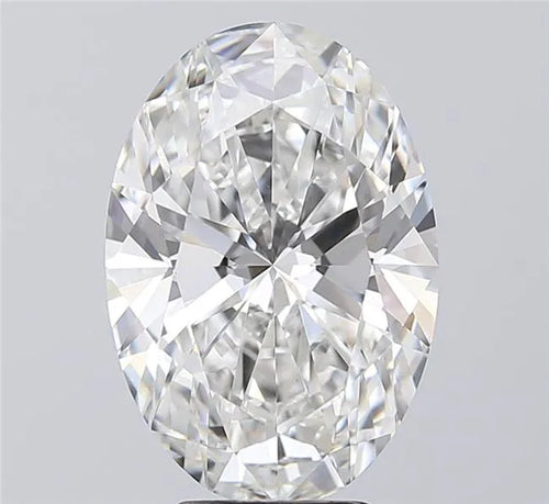 5.01ct Oval Lab Grown Diamond (Colour G, Clarity VVS2, IGI Certified)
