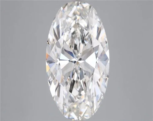 5.01ct Oval Lab Grown Diamond (Colour G, Clarity VVS2, IGI Certified)