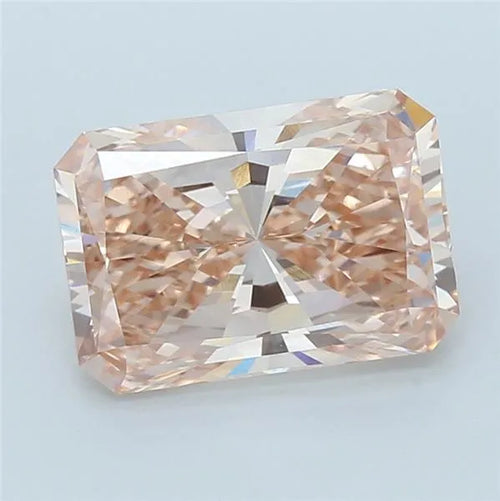 5.01ct Radiant Lab Grown Diamond (Colour Fancy Intense Brown Pink, Clarity VS1, IGI Certified)
