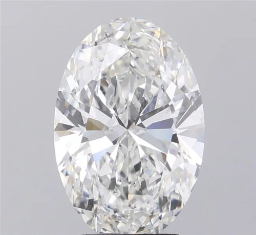 5.04ct Oval Lab Grown Diamond (Colour G, Clarity VVS2, IGI Certified)