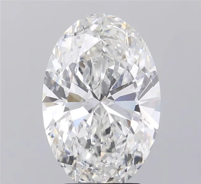 5.04ct Oval Lab Grown Diamond (Colour G, Clarity VVS2, IGI Certified)