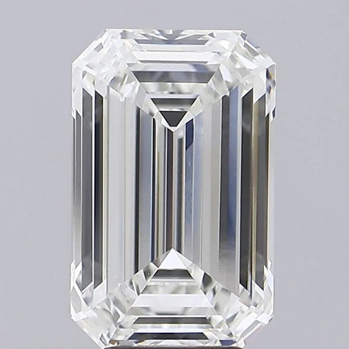 5.06ct Emerald Lab Grown Diamond (Colour F, Clarity VVS2, IGI Certified)