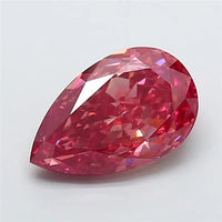 5.06ct Pear Lab Grown Diamond (Colour Fancy Vivid Pink, Clarity VS2, IGI Certified)
