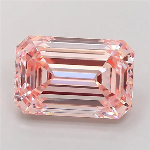 5.08ct Emerald Lab Grown Diamond (Colour Fancy Intense Pink, Clarity VVS2, IGI Certified)