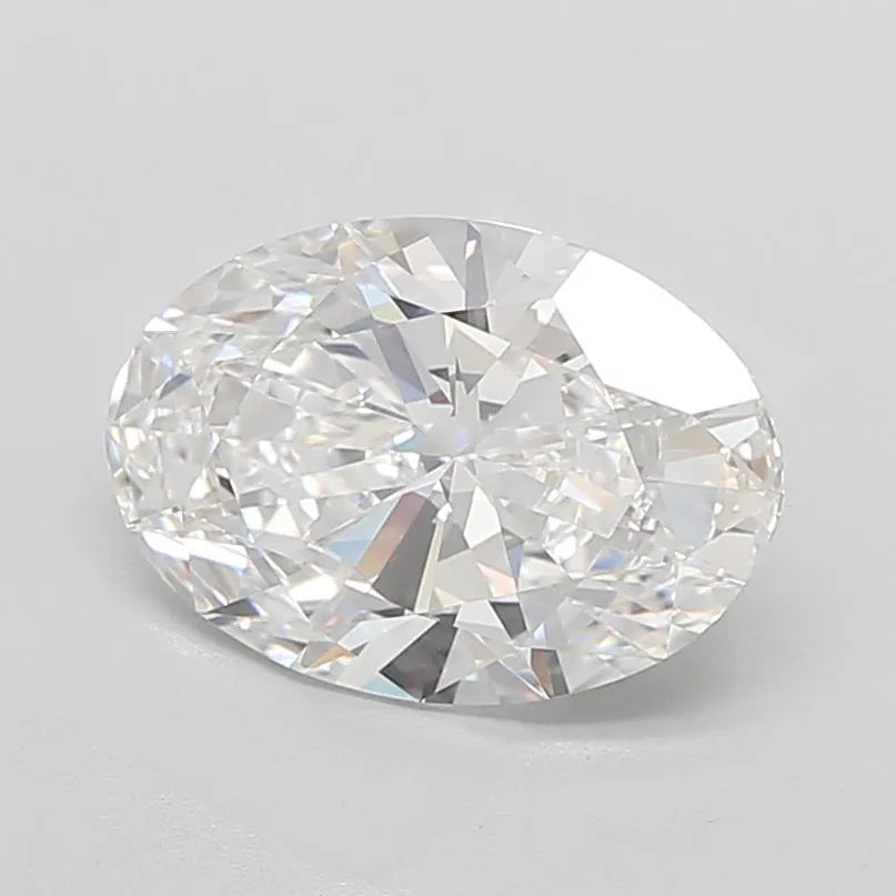 5.08ct Oval Lab Grown Diamond (Colour E, Clarity VVS2, IGI Certified)