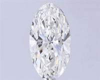 5.08ct Oval Lab Grown Diamond (Colour G, Clarity VVS2, IGI Certified)