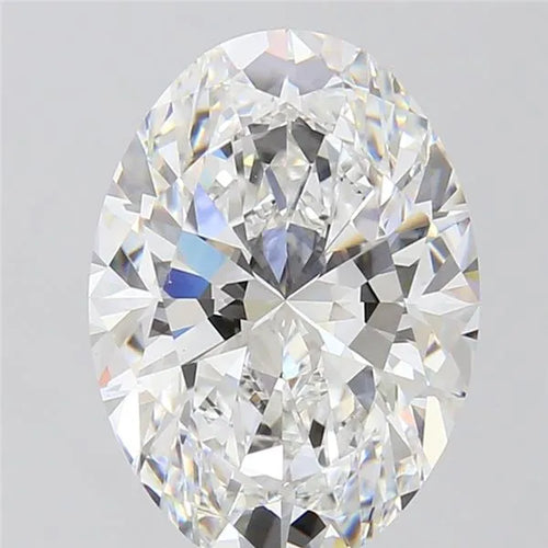 5.09ct Oval Lab Grown Diamond (Colour E, Clarity VVS2, IGI Certified)