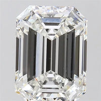 5.10ct Emerald Lab Grown Diamond (Colour F, Clarity VVS2, IGI Certified)