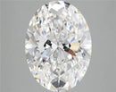 5.10ct Oval Lab Grown Diamond (Colour D, Clarity VVS2, IGI Certified)