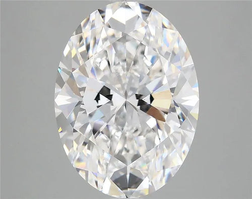5.10ct Oval Lab Grown Diamond (Colour D, Clarity VVS2, IGI Certified)