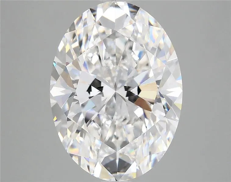 5.10ct Oval Lab Grown Diamond (Colour D, Clarity VVS2, IGI Certified)