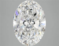 5.10ct Oval Lab Grown Diamond (Colour D, Clarity VVS2, IGI Certified)