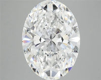 5.10ct Oval Lab Grown Diamond (Colour E, Clarity VVS2, IGI Certified)