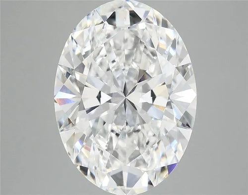 5.10ct Oval Lab Grown Diamond (Colour E, Clarity VVS2, IGI Certified)