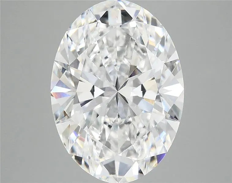 5.10ct Oval Lab Grown Diamond (Colour E, Clarity VVS2, IGI Certified)