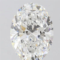 5.10ct Oval Lab Grown Diamond (Colour E, Clarity VVS2, IGI Certified)