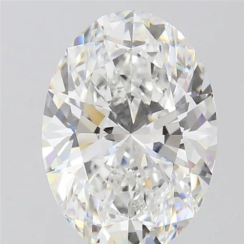 5.10ct Oval Lab Grown Diamond (Colour E, Clarity VVS2, IGI Certified)