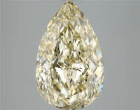 5.11ct Pear Lab Grown Diamond (Colour Fancy Light Yellow, Clarity VS1, IGI Certified)