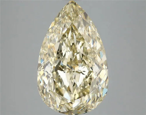 5.11ct Pear Lab Grown Diamond (Colour Fancy Light Yellow, Clarity VS1, IGI Certified)