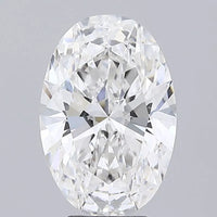 5.12ct Oval Lab Grown Diamond (Colour E, Clarity VVS1, IGI Certified)