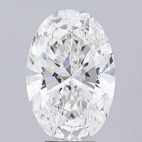 5.12ct Oval Lab Grown Diamond (Colour E, Clarity VVS1, IGI Certified)