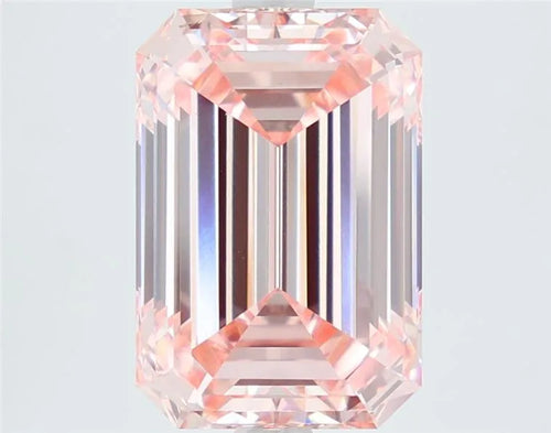 5.13ct Emerald Lab Grown Diamond (Colour Fancy Intense Pink, Clarity VVS2, IGI Certified)