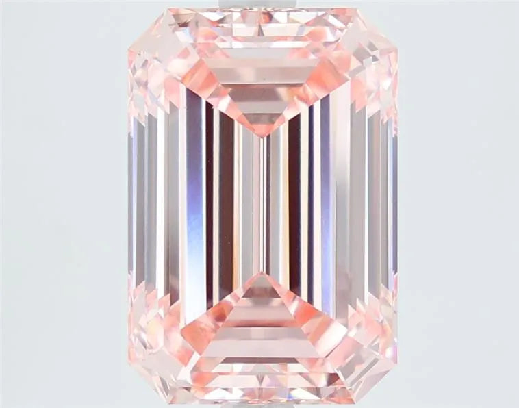 5.13ct Emerald Lab Grown Diamond (Colour Fancy Intense Pink, Clarity VVS2, IGI Certified)