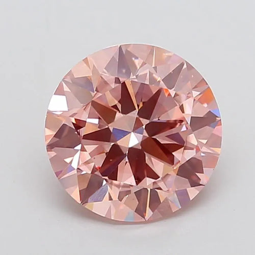 5.13ct Round Lab Grown Diamond (Colour Fancy Intense Pink, Clarity SI1, Cut EX, IGI Certified)