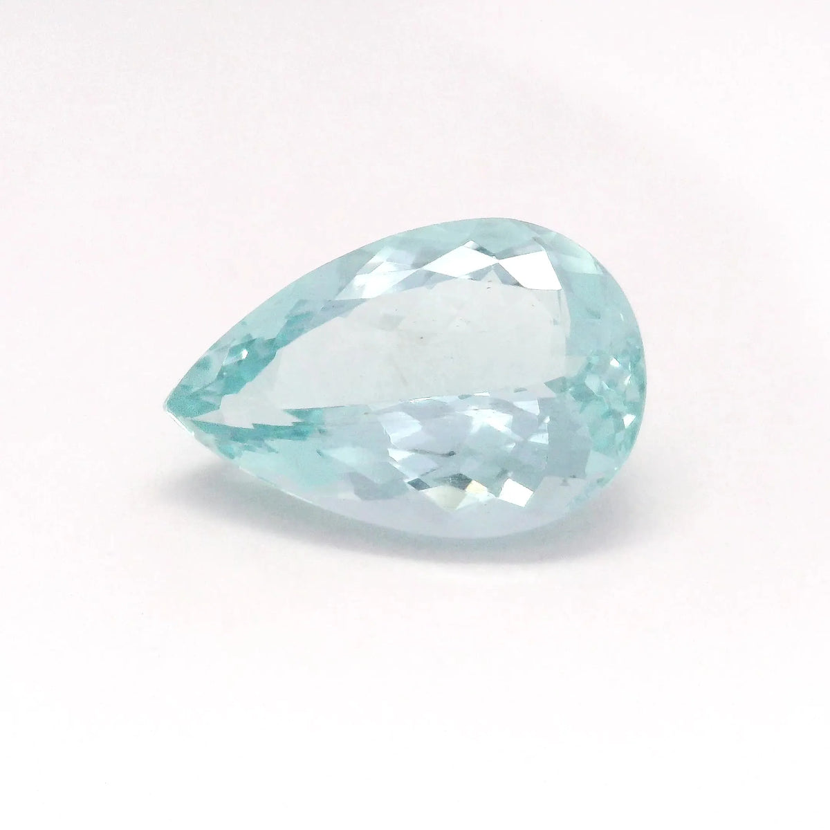 5.22ct Pear Natural Aquamarine (Colour Green, Clarity Slightly Included, Cut Faceted)