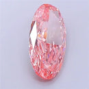 5.40ct Oval Lab Grown Diamond (Colour Fancy Vivid Pink, Clarity VVS1, IGI Certified)